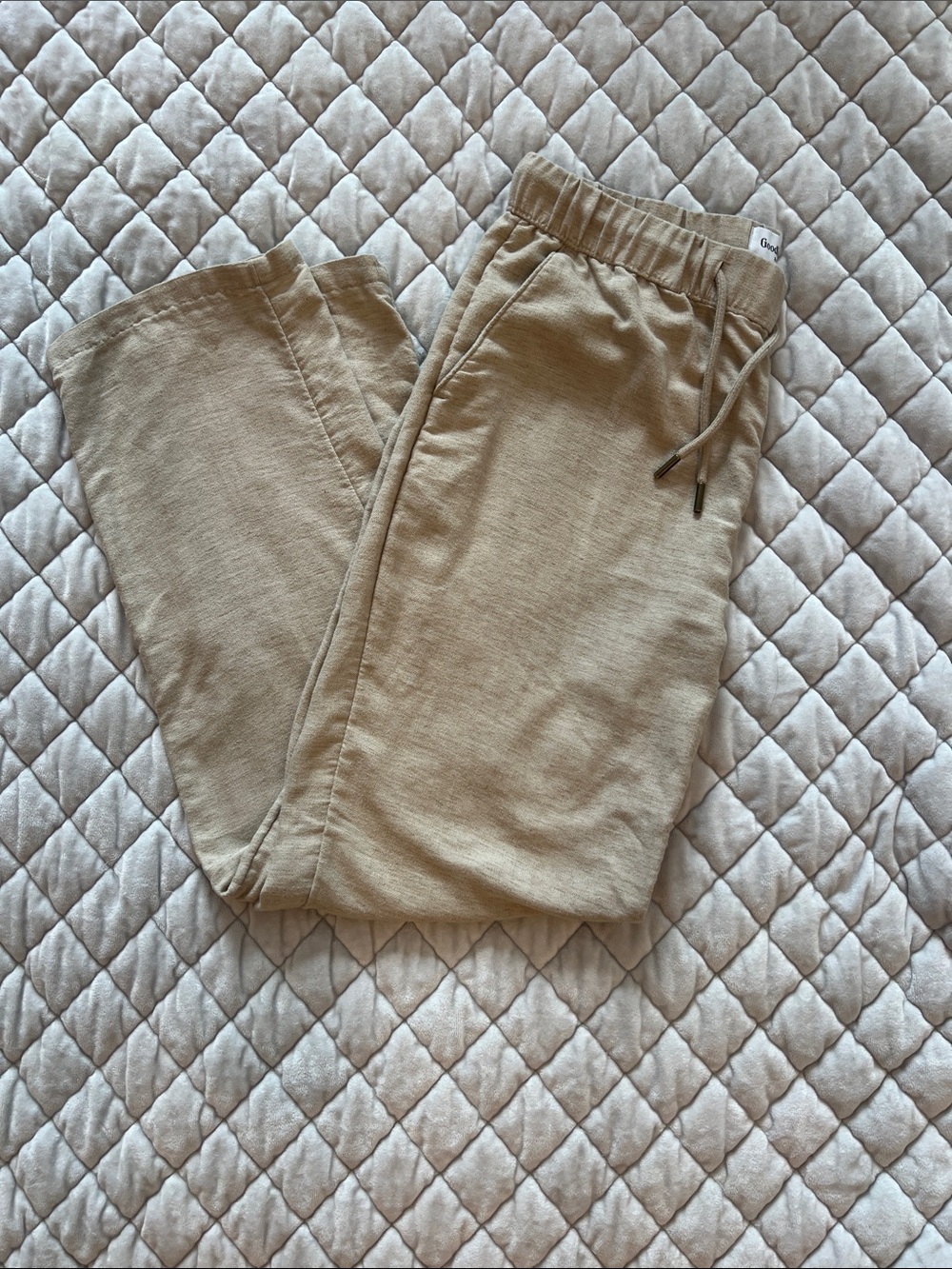 Goodfellow & Co Kids Tan Drawstring Joggers
